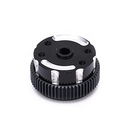 Alomejor Aluminum Alloy Sealed Differential Case, CNC Steel Gears Lightweight Durable for Slash 1/10 RC Car, with 4 O Rings to Prevent Leakage