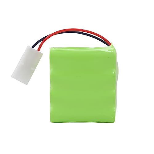 AA 9.6V 2800mAh Ni-MH High Capacity Battery with Tamiya Plug and USB Charging Cable for Toy Tank Engineering, Flat Semi-Trailer Truck, RC Car Spare Battery Pack