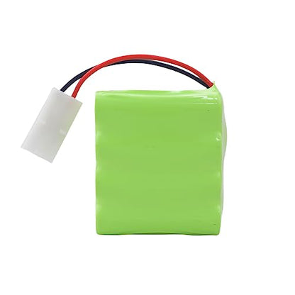 AA 9.6V 2800mAh Ni-MH High Capacity Battery with Tamiya Plug and USB Charging Cable for Toy Tank Engineering, Flat Semi-Trailer Truck, RC Car Spare Battery Pack