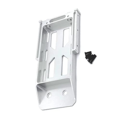 RC Toys Models For MN128 MN86 MN86S MN86K MN86KS 1/12 RC Crawler Car Upgrade Parts Accessories Metal Battery Tray Rear Bumper Mount(Silver) - color: Silver