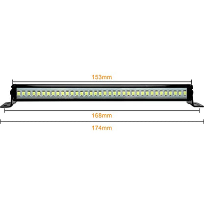 Globact Super Bright RC LED Light bar Roof LED Lamp Kit 36 LED Light Bar for Traxxas TRX-4 SCX10 90027 SCX10 II 90046 RC4WD D90 1/10 RC Rock Crawler Car