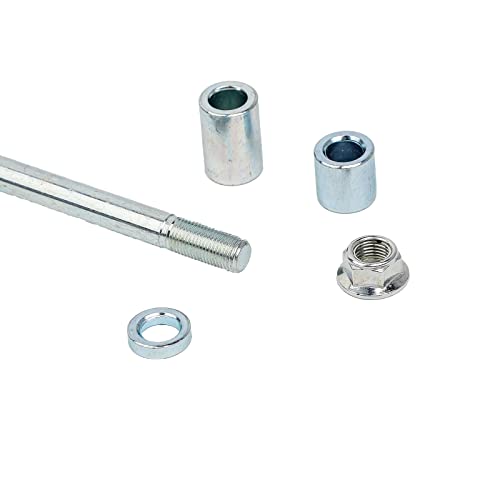 Mokuo 12mm 205mm Front Rear Axle with Bushing 5mm 20mm 30mm Fit for Pit Dirt Bike Moped Scooter QUAD ATV Mini Bike Parts - size: 12-205
