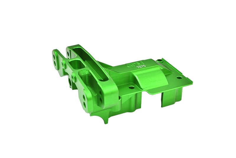 GPM Aluminum 7075-T6 Rear Upper Bulkhead for TRAXXAS XRT X-Maxx 8S Monster Truck (Green) - color: Green