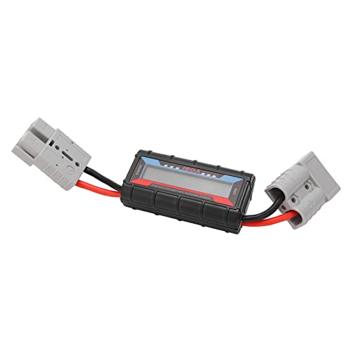 Power Analyzer Battery Watt Meter, Digital Voltage Ah Wh Tester for RC, 0-60V 6554W Battery Power Meter with Clear Display for LiPo NiMH NiCd