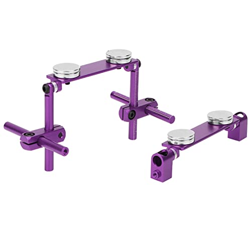 Milltrip RC Magnetic Body Mounts,Magnetic Body Shell Mount,Aluminum Magnetic Body Shell Mount Kit, Body Post Mount for 1/10 RC Racing Car() - color: Purple