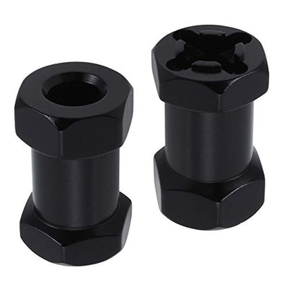 Aluminum 12mm Hex Wheel Hub Wheel Spacers 20mm Offset Extension Drive Adapter for 1/10 SCX10 II Gen7 Gen8 D90 RC Truck (20mm) - size: 20mm