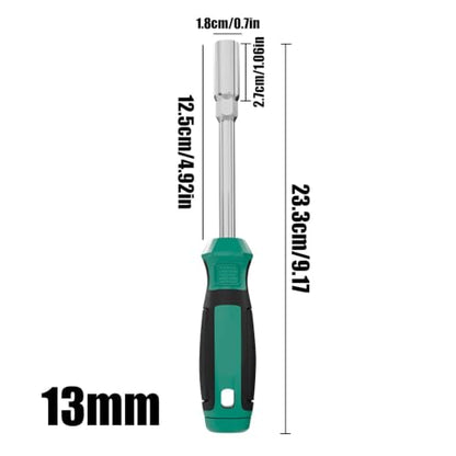 Hexagonal Screwdriver Tool Set Comfort Grip 5-13mm Nonslip Hand Grips | Hexagonal Heads Nut Wrench for Tightening Loosening Fasteners on Rc Quadcopter Helicopter Car Airplane Models - color: 13mm