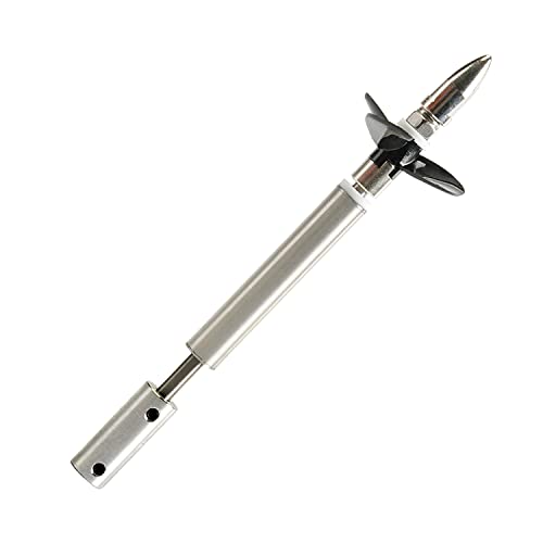 Heyiarbeit Drive Shaft Fit for 2.3mm Motor Shaft w Propeller and Universal Joint for RC Boat, L100mm Shaft, L50mm Sleeve, D36mm Propeller - size: 2.30MM
