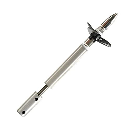 Heyiarbeit Drive Shaft Fit for 2.3mm Motor Shaft w Propeller and Universal Joint for RC Boat, L100mm Shaft, L50mm Sleeve, D36mm Propeller - size: 2.30MM