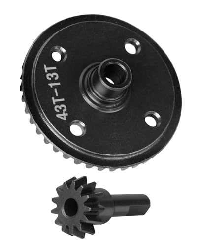 RC Diff Bevel Gear 43T & Pinion Gear 13T Upgrades Part for 1/7 Infraction 6S BLX/Limitless/Infraction 6S V2 / 1/8 Typhon 6S BLX / 1/10 Senton 6S BLX