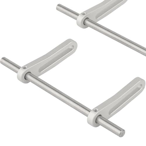 Metal Front Rear Modular Bumper Bull Bars for 1/10 RC Crawler Chassis LCG TRX4 TRX6 SCX10 Capra Dodge Power Wagon Upgrade Parts (Silver) - color: Silver
