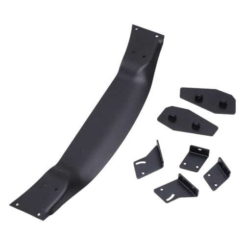 Aluminium Alloy Rear Spoiler Wing for 1/10 RC Racing Drift Car — Reduces Air Resistance, Enhances Stability, Easy Install, Black Powder Coat Finish