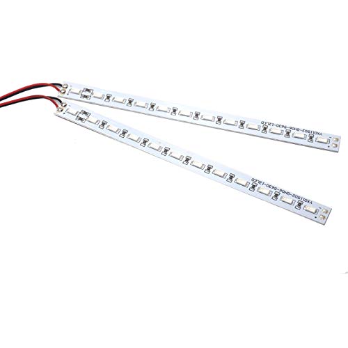 RC 24Leds Chassis Light Aluminum Decorative Dazzle LED Strip 6V Compatible with HSP HPI Recat Racing 1/8 1/10 RC Car Crawler Buggy Truck (Blue) - color: Blue