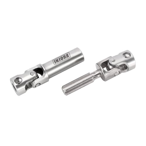 INJORA Stainless Steel Drive Shaft for TRX4M Defender Bronco Upgrade
