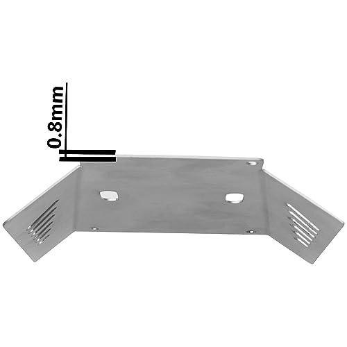 Stainless Steel RC Chassis Armor Protector Guard RC Skid Plate Compatible with Tamiya CC01 1/10 RC Crawler