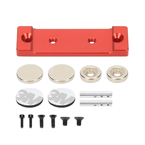 RCAWD Magnets Body Post for 1/24 Axial SCX24 Upgrades Crawlers, Body Mount Aluminum Parts for AXI90081 AXI00001 AXI00002 AXI00005 AXI00006 Red - color: Red