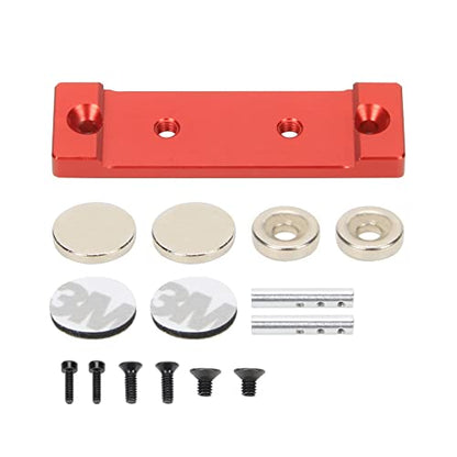 RCAWD Magnets Body Post for 1/24 Axial SCX24 Upgrades Crawlers, Body Mount Aluminum Parts for AXI90081 AXI00001 AXI00002 AXI00005 AXI00006 Red - color: Red