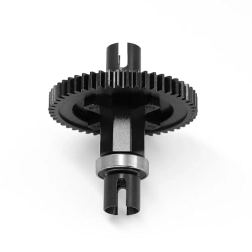 RC Crawlers Spare Parts For Traxxas 4WD Sledg W170 1/8 Metal 52T Slipper Clutch Center Diff Straight Shaft RC Car Upgrade Parts Accessories(Black) - color: Black