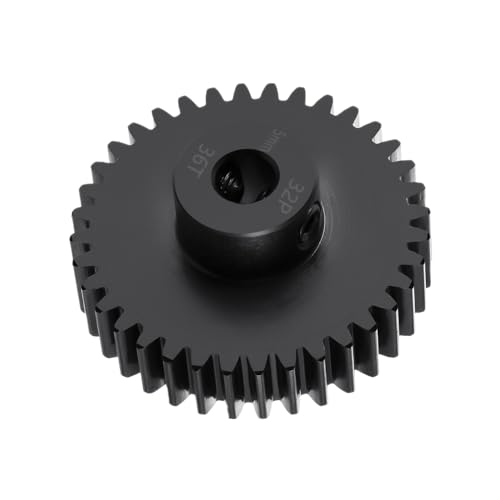 Steel 32P 5mm Pinion Gear 36T Motor Gears for 1/10 1/8 RC Car Parts - size: 36T