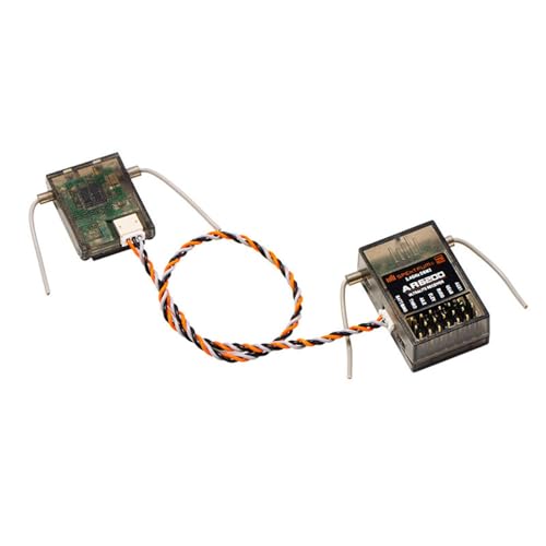 AR6200 DSM2 Receiver Satellite 6 Channel 2.4GHz Receiver Remote RC Receiver for Spektrum Spek Generic DX6i DSM2 Accessory