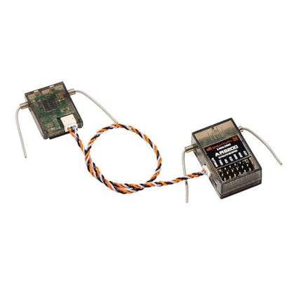 AR6200 DSM2 Receiver Satellite 6 Channel 2.4GHz Receiver Remote RC Receiver for Spektrum Spek Generic DX6i DSM2 Accessory