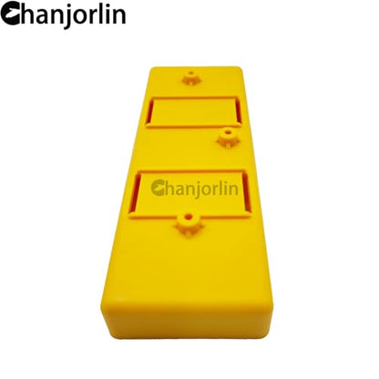 1/10 Crawler Car Battery Tray Case RC Hard Plastic Battery Box Accessories for 2S Lithium & 7.2V NiMH Battery Compatible with 1:10 Off Road Buggy Car Traxxas TRX4 Axial SCX10 II (Yellow) - color: Yellow