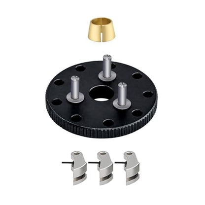 Aluminium Alloy RC Car Clutch Flywheel for TRAXXAS 1/10 Nitro/Stampede/Jato/T-Maxx/Nitro Rustler/Revo Oil RC Car Parts - color: Black