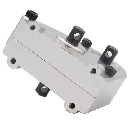 RC Upgrade Accessories for MN128 MN86 MN86S MN86K MN86KS for MN G500 1/12 Metal Transmission Gearbox Transfer Case RC Crawler Car Upgrade Parts(Silver) - color: Silver