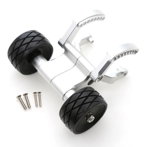 RC Car Repair Kit for Traxxas for E-Revo 2.0 86086-4 56087-1 for Monster Truck 1/10 Metal Wheelie Bar RC Car Upgrade Parts Modified Accessories(Silver) - size: Silver