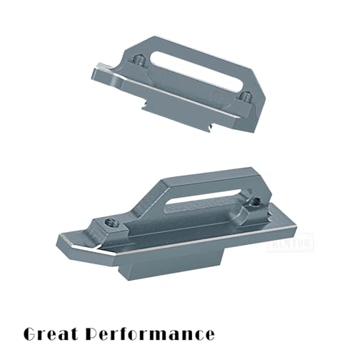 Aluminium Tall Battery Holder Mount Hold Down Upgrades Part for 1/10 Slash 4wd LCG Rally,Alloy Battery Mounting Plate Tray Battery Holder Mount with Strap,Titanium - color: Titanium - Parts