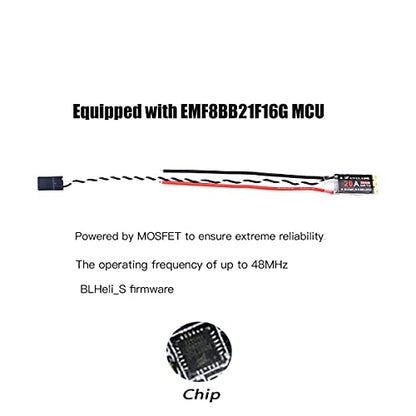 4Pcs 20A ESC Brushless Electronic Speed Controller DSHOT BLHeli_S 2-4S Lipo for FPV QAV Drone Multirotor Quadcopter