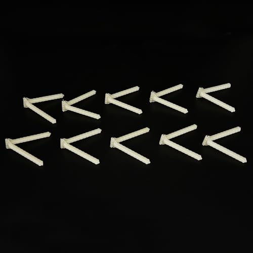 10PCS RC Airplane Plastic Needle Hinge Pin Hinge for RC Plane Helicopter Aircraft DIY Model Plane Fix Wing Parts Foam Model Plane Replacement (4.5x76mm) - style: 4.5x76mm