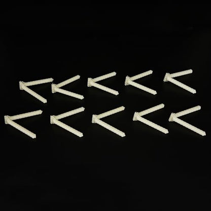 10PCS RC Airplane Plastic Needle Hinge Pin Hinge for RC Plane Helicopter Aircraft DIY Model Plane Fix Wing Parts Foam Model Plane Replacement (4.5x76mm) - style: 4.5x76mm