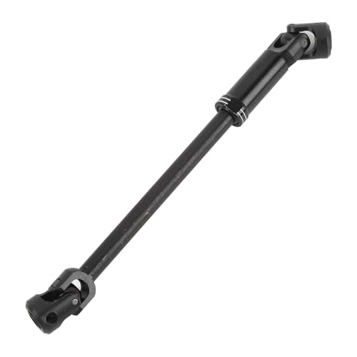 Drfeify RC Drive Shaft, Metal RC Car Crawler Drive Shaft with Screws for SCX10 1/10 Cars (126-144MM - size: 126-144MM