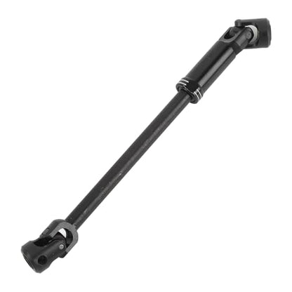 Drfeify RC Drive Shaft, Metal RC Car Crawler Drive Shaft with Screws for SCX10 1/10 Cars (126-144MM - size: 126-144MM