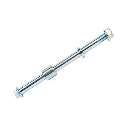 Mokuo 12mm 185mm Front Rear Axle with Bushing 5mm 20mm Fit for Motorcycle Pit Dirt Bike Moped Scooter QUAD ATV Mini Bike Parts - size: 12-185
