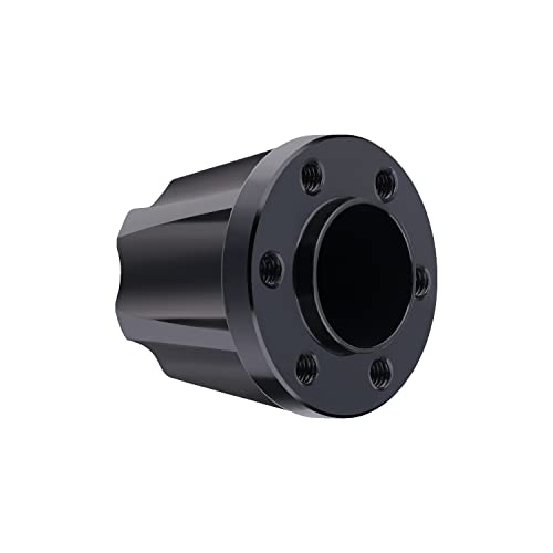 DJX 4pcs 12mm Hex Aluminum 1.9" or 2.2" Wheel Hub Extension Adapter for 1/10 RC Crawler Axial SCX10 TRX4 D90 (18mm Extension) - size: 18mm Extension Adapter