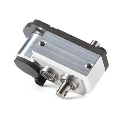 Tiny Portal Transmission 48P Gearbox with Slipper Pad for 1/10 LCG Chassis Cheater Rigs Capra AR45P CP44 Enduro Comp Fox Portal Axle Comp Builds (Silver) - color: Silver