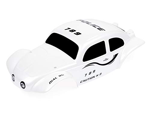 SummitLink Custom Body Police Style Compatible for 1/10 Scale RC Car or Truck (Truck not Included) SSB-PW-01