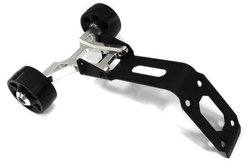 Silver Billet Machined Wheelie Bar for Traxxas 1/8 Sledge 4WD Monster Truck