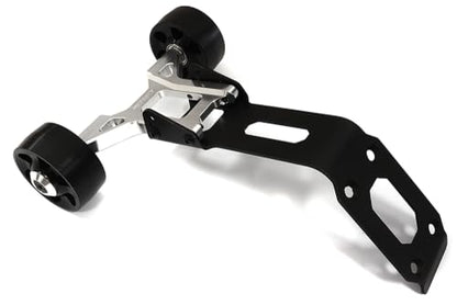 Silver Billet Machined Wheelie Bar for Traxxas 1/8 Sledge 4WD Monster Truck