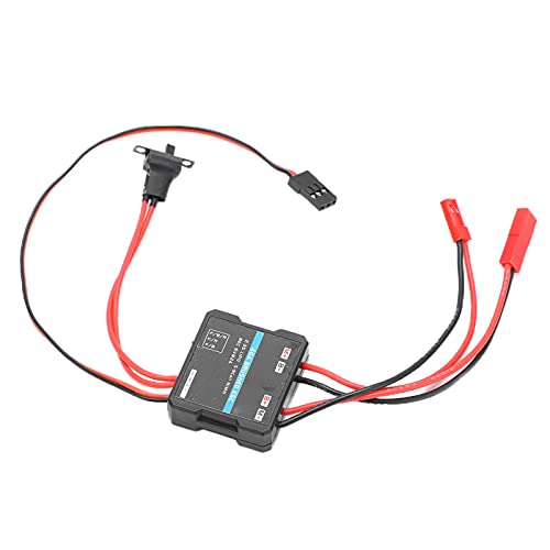 Electronic Speed Controller, Water Proof Plastic 40A Brushed ESC for 1/16 RC Car 1/18 RC Car Upgrade