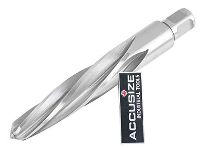 Accusize Industrial Tools Chucking Reamer, 1 in, 0521-0001 | 1" HSS Aligning Reamers with 3/4 in Weldon Shank - size: 1 in.