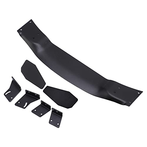 Aluminum Alloy Rear Spoiler Wing for 1/10 RC On Road Racing Drift Car, Universal RC Tail Wing with Bolt - On Design, Powder Coated Black Wing for HSP Kyosho
