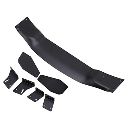 Aluminum Alloy Rear Spoiler Wing for 1/10 RC On Road Racing Drift Car, Universal RC Tail Wing with Bolt - On Design, Powder Coated Black Wing for HSP Kyosho