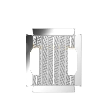 for TRX4-M 1/18 RC Crawler Car Cargo Box Stainless Steel Decorative Piece Spare Part for TRX4-M 1/18 RC Crawler Car Accessories Part(Silver)