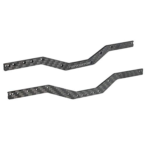 RC-Hub 2Pcs Carbon Fiber Frame Rails Left & Right Frame Chassis for 1/24 Axial SCX24 AXI90081 AXI00001 AXI00002 AXI00004 RC Crawler Car