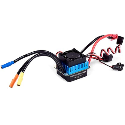 RC 45A Waterproof ESC with Sensorless Brushless Motor Compatible for WLtoys 144010 124016 124019 1/12 RC Car