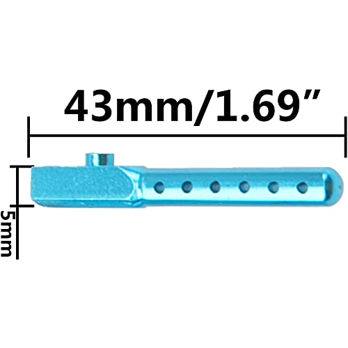 4Pcs ShareGoo Meta RC Car Shell Body Post Mount Fixed Holder Compatible with Tamiya TT01 TT-01 1/10 RC Car Upgrade Parts