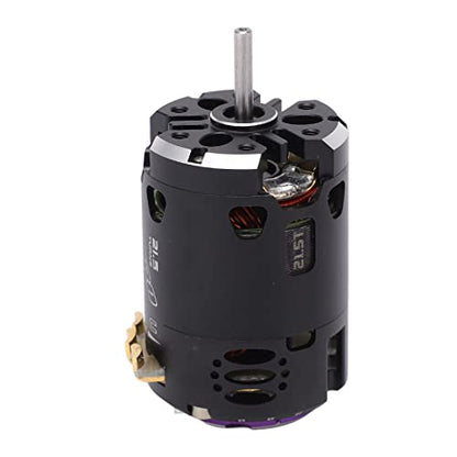 21.5T Sensored Brushless Motor with Reliable Performance for 1/10 1/12 RC Racing Car Upgrade Black Purple Aluminum